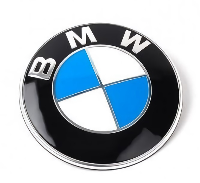 EMBLEMAT ZNACZEK LOGO BMW NA MASKĘ 82MM 8132375 ZAMIENNIK WYSOKIEJ JAKOŚCI Marka BMW