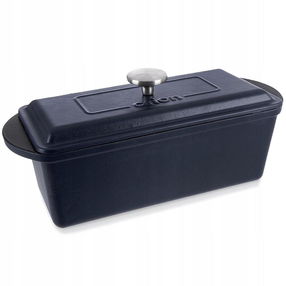 Liatinová pekáčová forma na pečenie chleba, smaltovaná