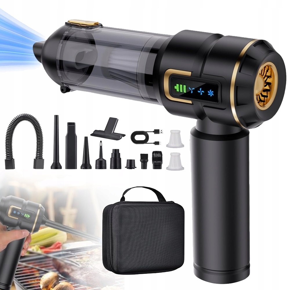 Bezprzewodowy Odkurzacz Ręczny Czyszczenia Samochodu Elektryczna Dmuchawa