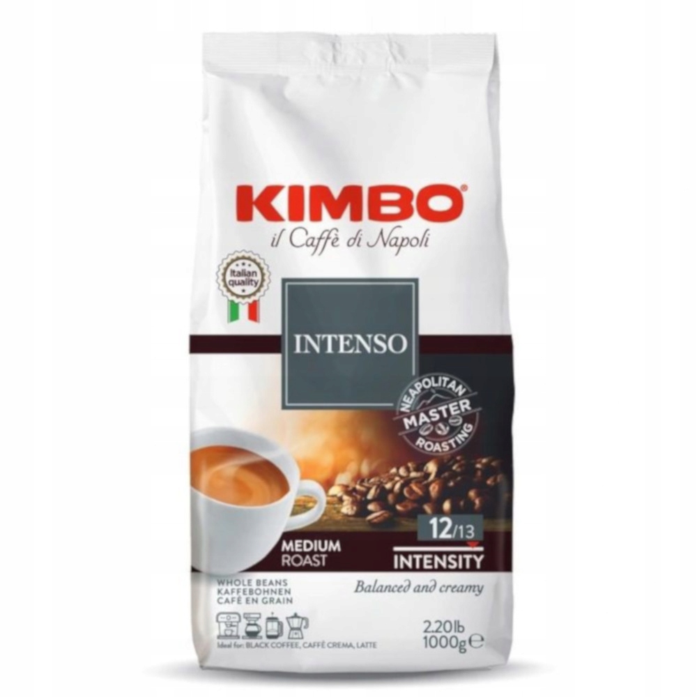 Levně Káva zrnková Kimbo Aroma Intenso arabica 1 kg