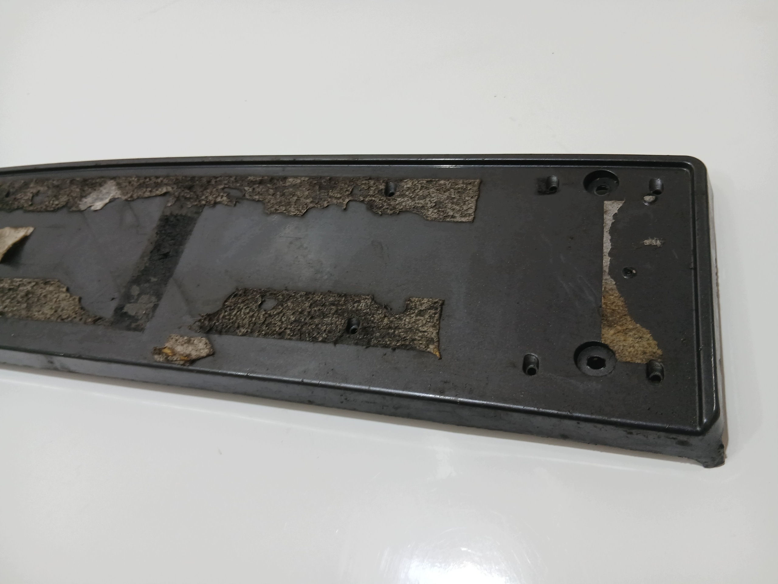moulding below TABLICE registration BMW E92 8041180
