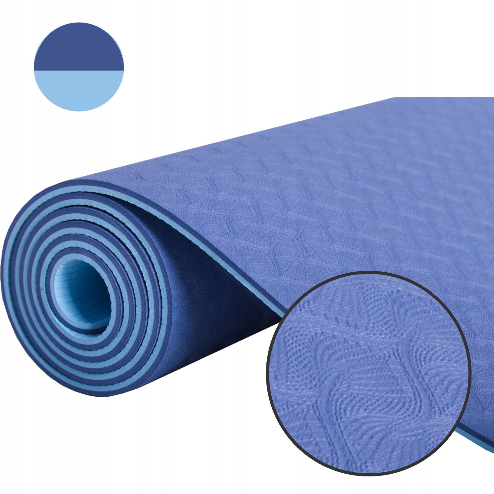 MATA DO ĆWICZEŃ JOGI FITNESS GRUBA Z POKROWCEM Marka Activeu