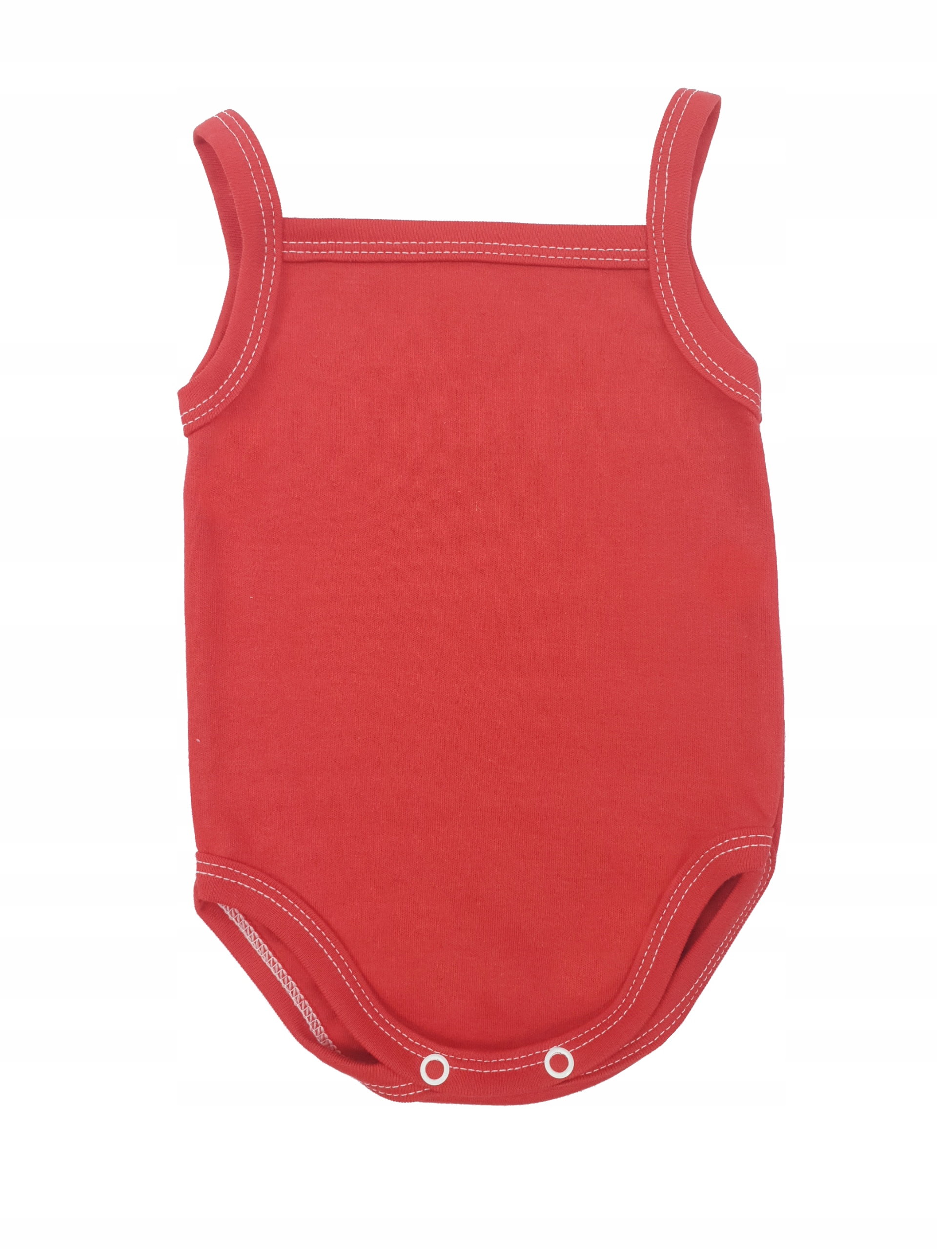 

Bawełniane body na ramiączkach, czerwone r.56