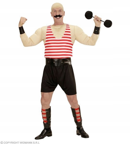 Kostým Silák Strongman Svalovec Paker XL