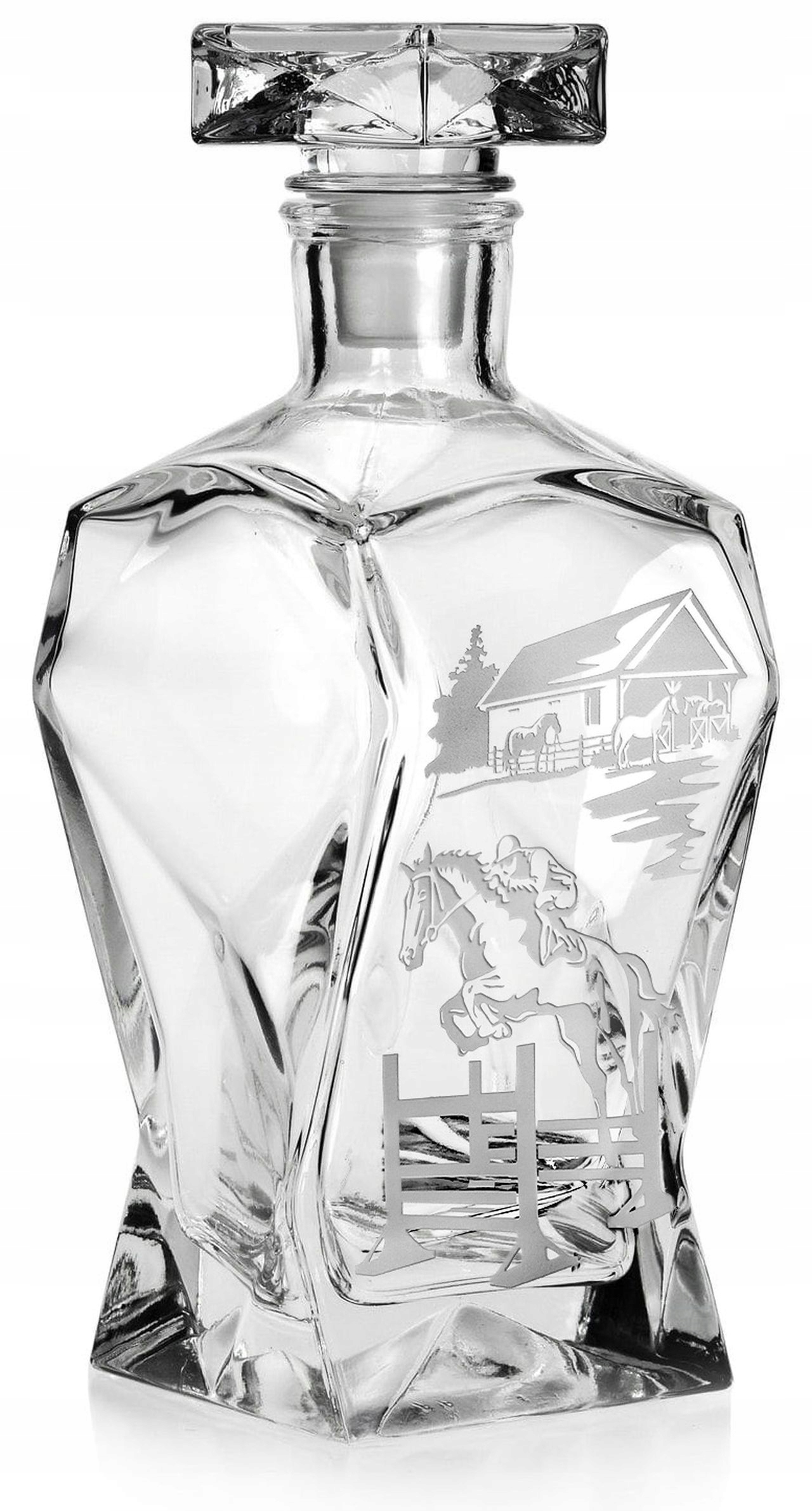 Odlamovací karafa na whisky "koně" 750 ml 1 Ks.