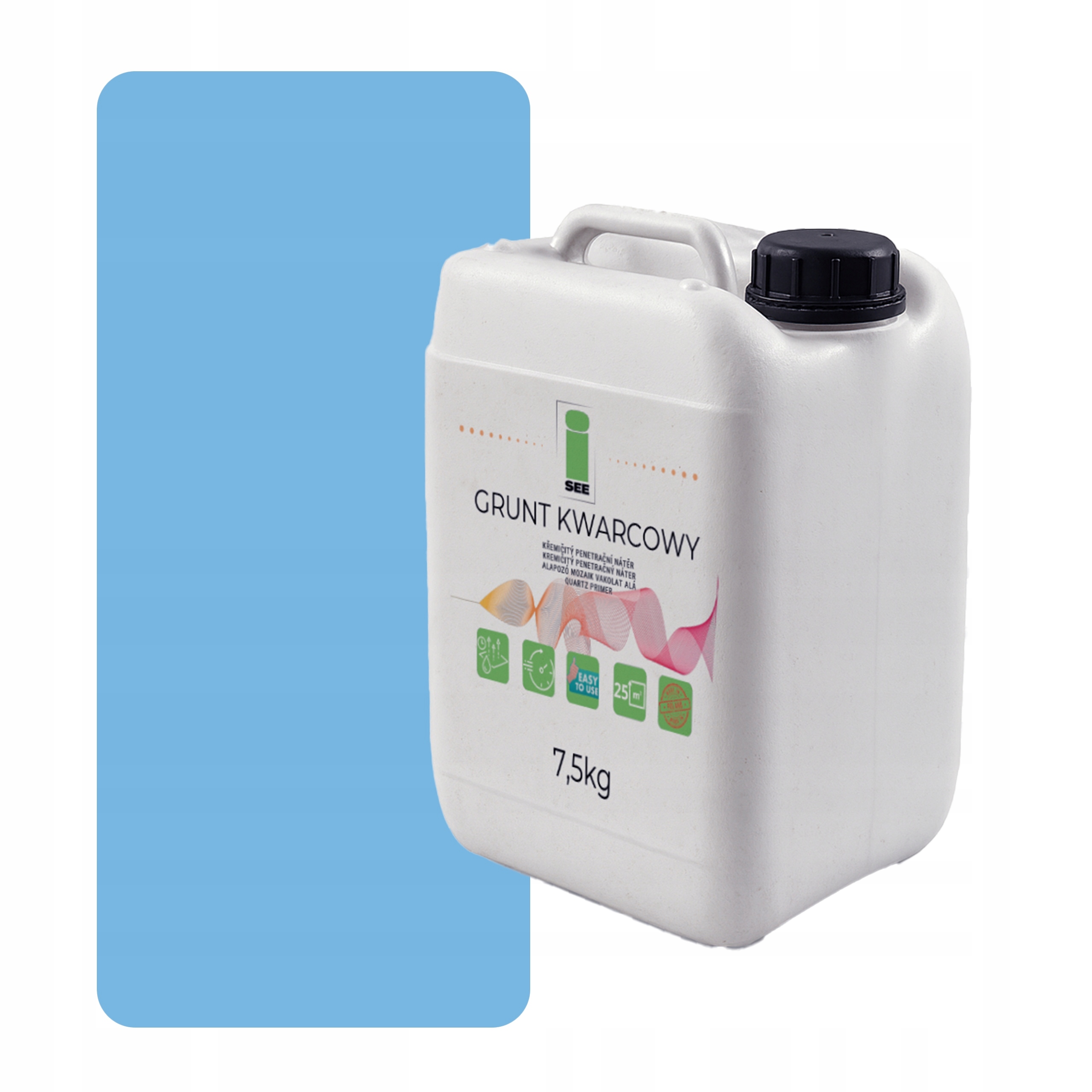 Křemenná Zemina Pod Silikonovou Omítku 7,5 Kg Modrá F116