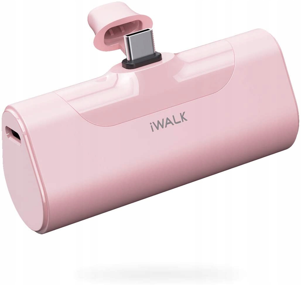 

Powerbank Kompaktowy Usb C 4500 Różowy Dołączany