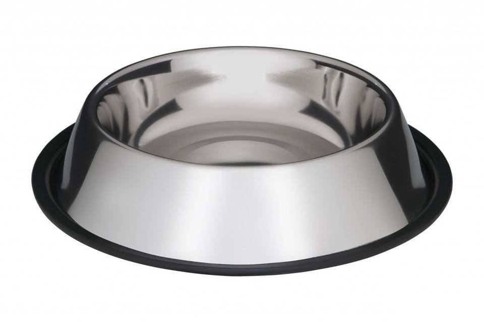 

Miska metalowa dla psa na gumie 2,7 l VM-2500