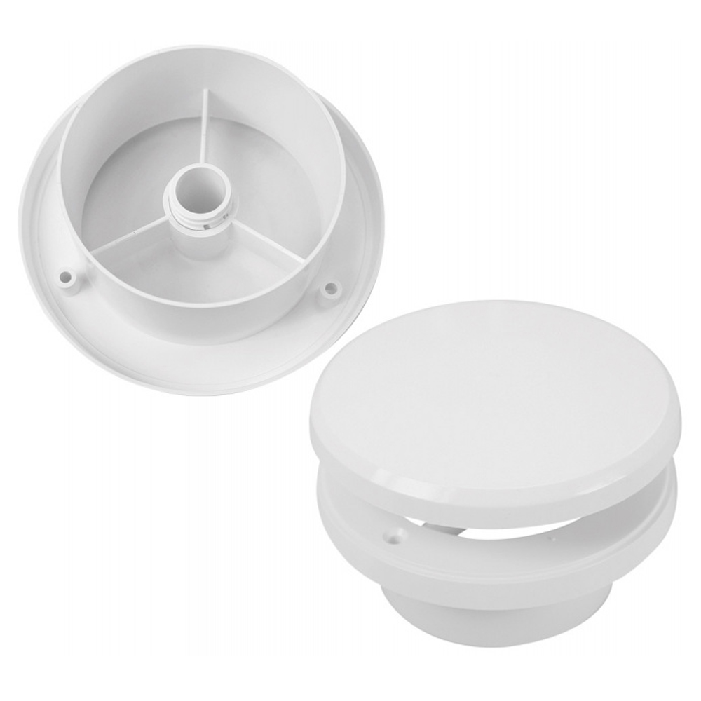 ANEMOSTAT NAWIEWNO - WYWIEWNY KRATKA BIAŁY Fi 125