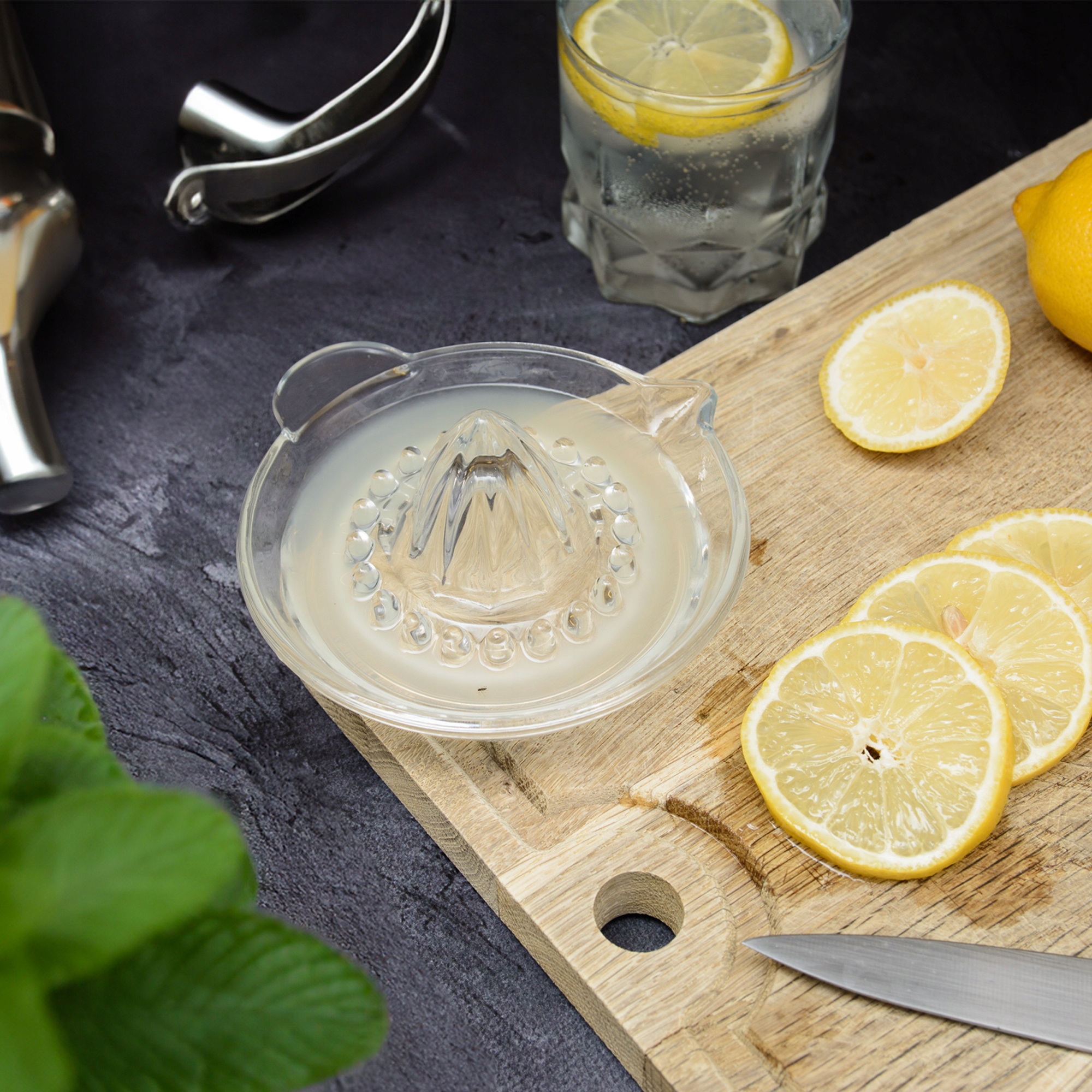 WYCISKACZ SZKLANY DO CYTRUSÓW WYCISKARKA RĘCZNA DO CYTRYN DO LIMONEK Marka Kadax