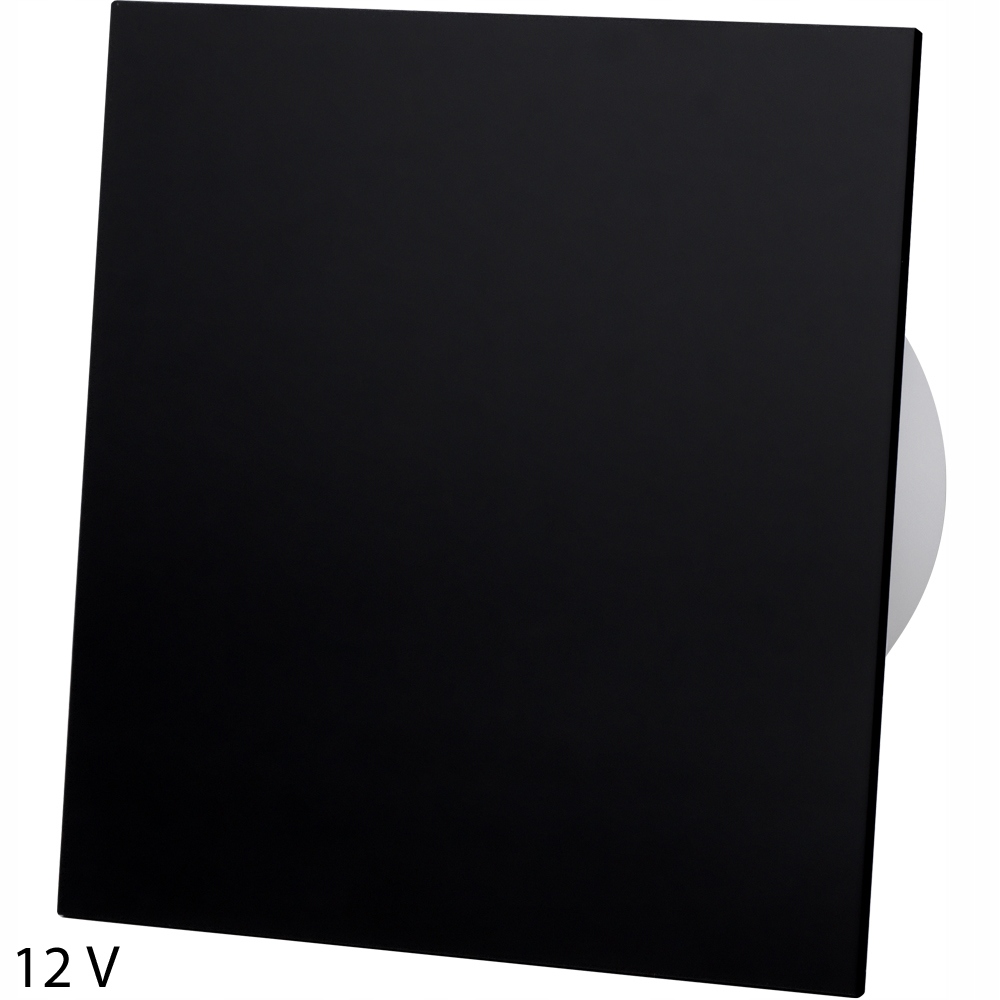 Nízkonapěťový Ventilátor 12V Abs Černý Lesk Standard Fi 100
