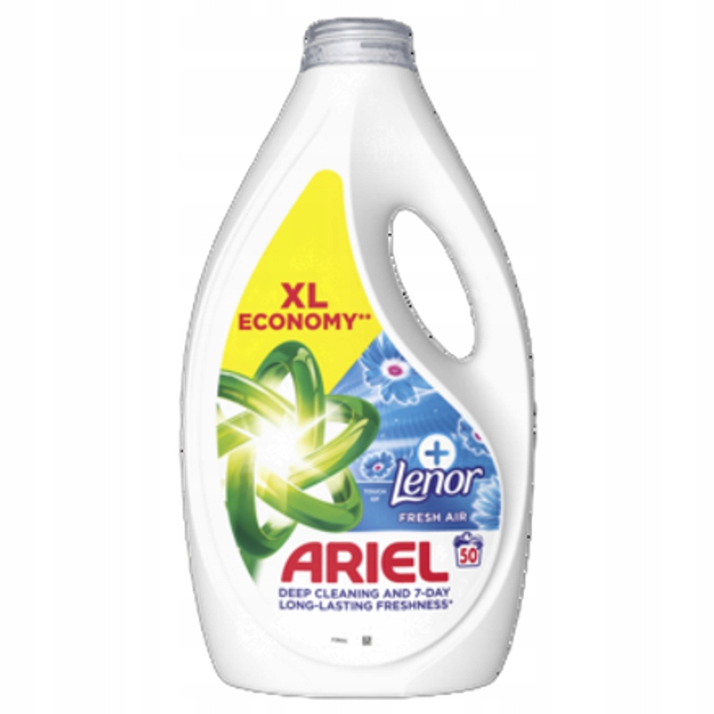 Ariel Tekutý prací prostředek Touch Of Lenor Fresh Air 50 praní 2,25 l