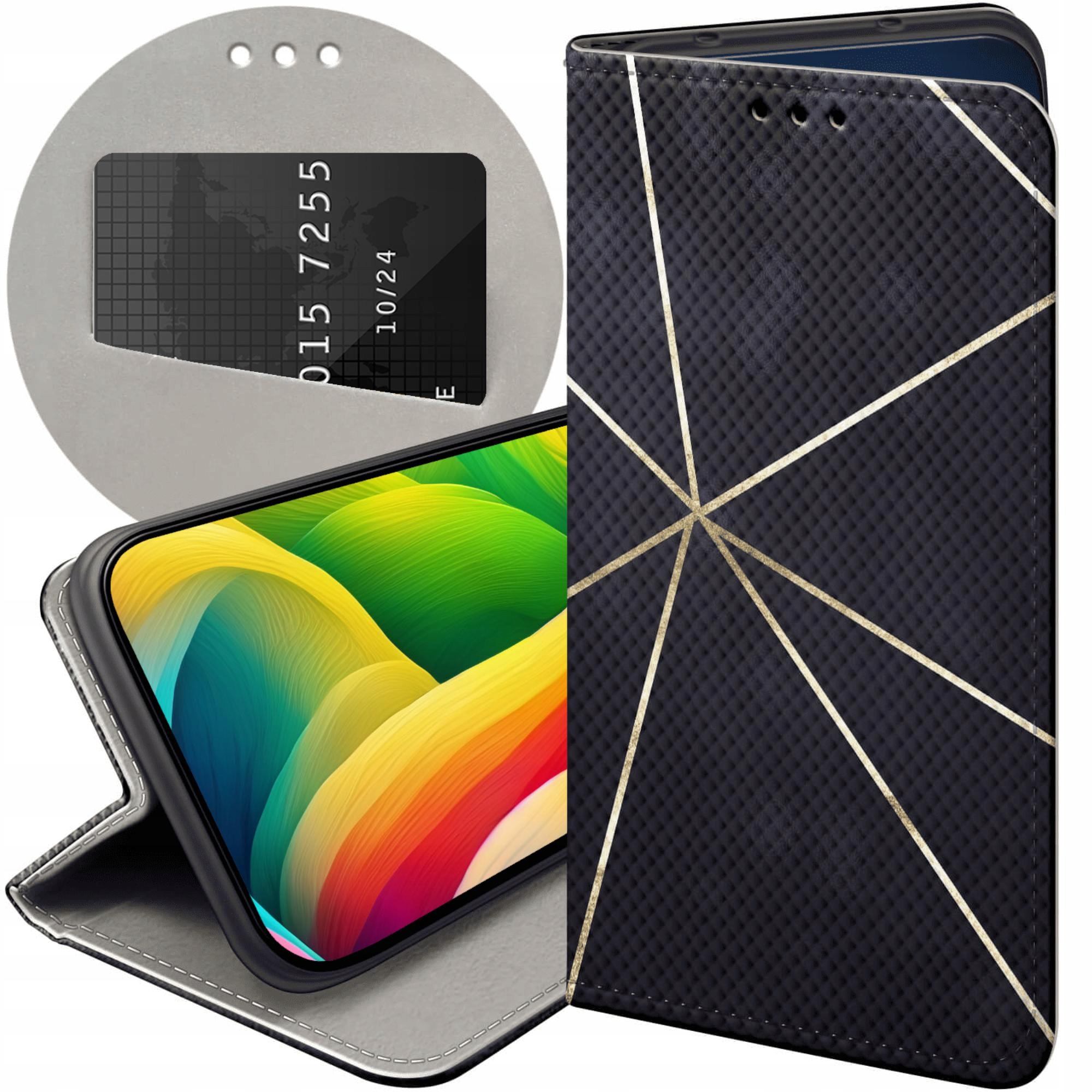 Etui Z Klapką Do Samsung Galaxy S22 Plus S22 Pro Stylowe