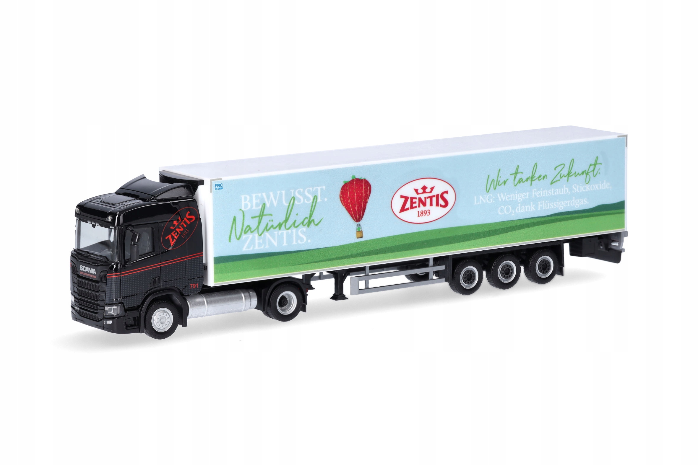 Herpa 317696 Scania CR20 Nd Lng Zentis
