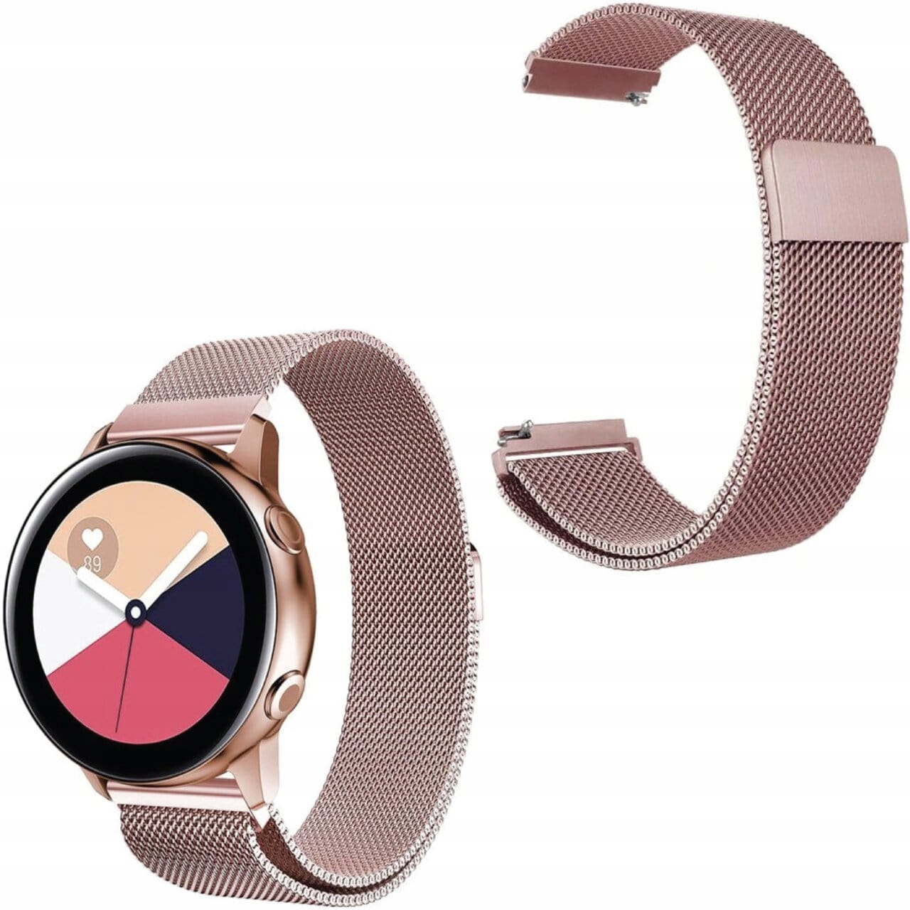

Pasek Galaxy Watch 4 Active 2 Bransoletka Rose