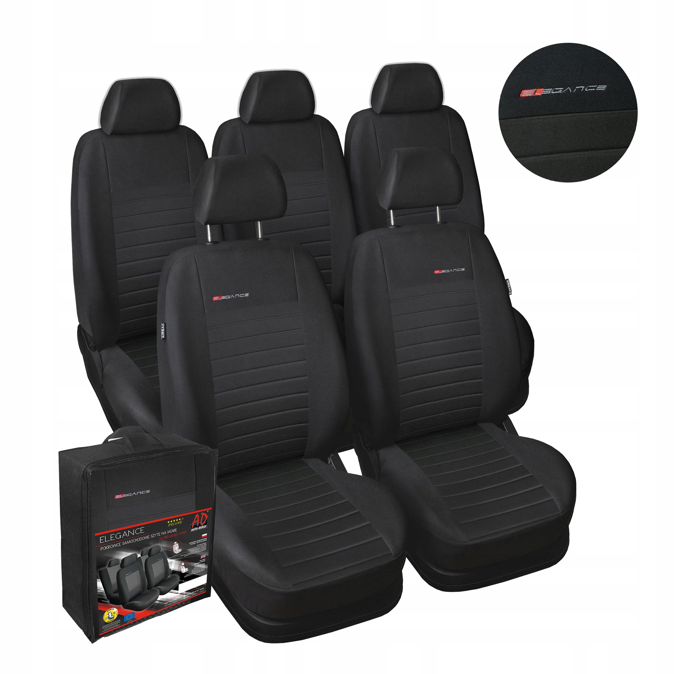 Meracie poťahy Citroen Berlingo II Pergeot Partner II zadné 3x1 2008-2018r