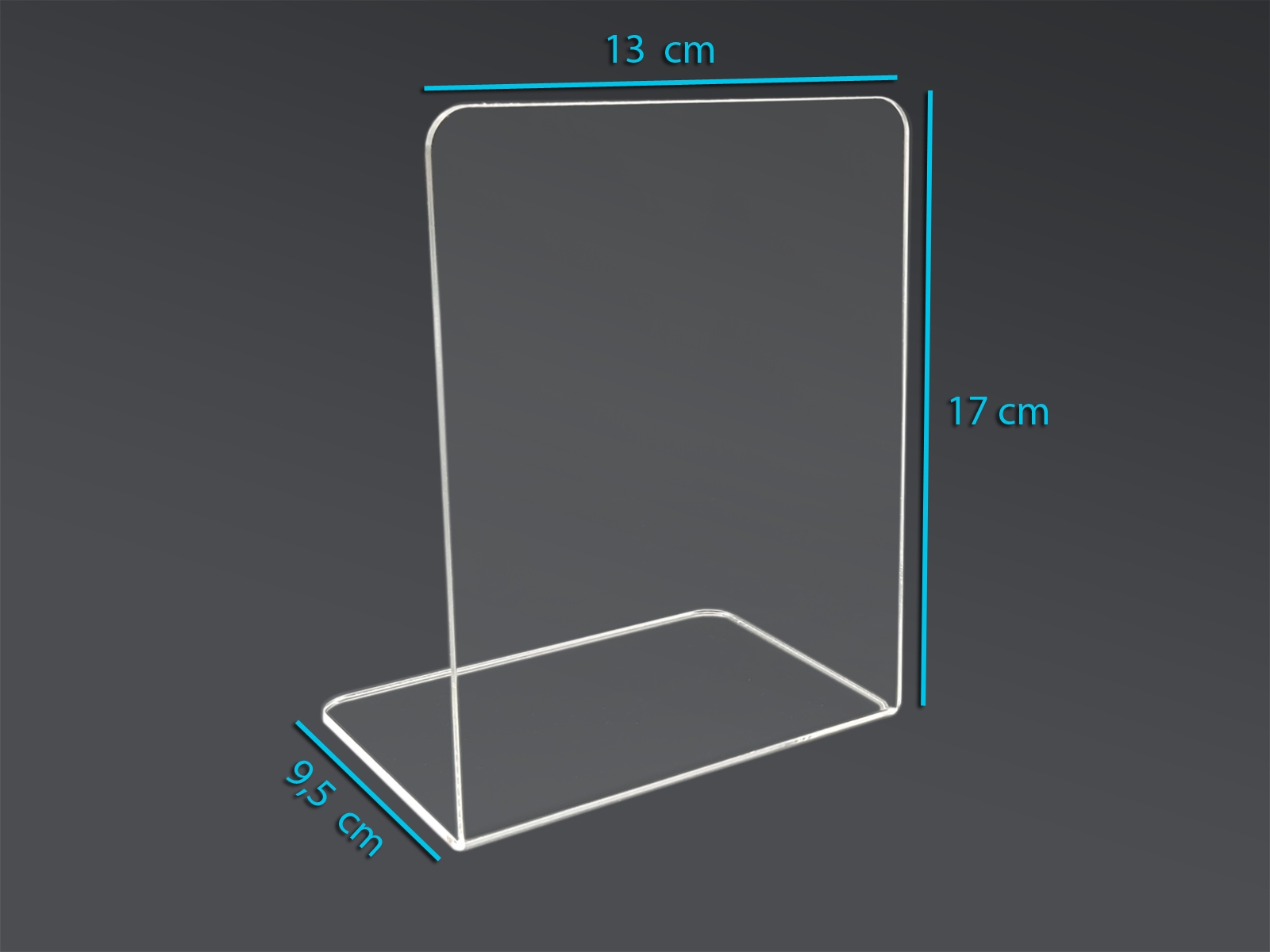 PODPÓRKA do KSIĄŻEK STOJAK Plexi 2mm Przezroczysty Marka Select