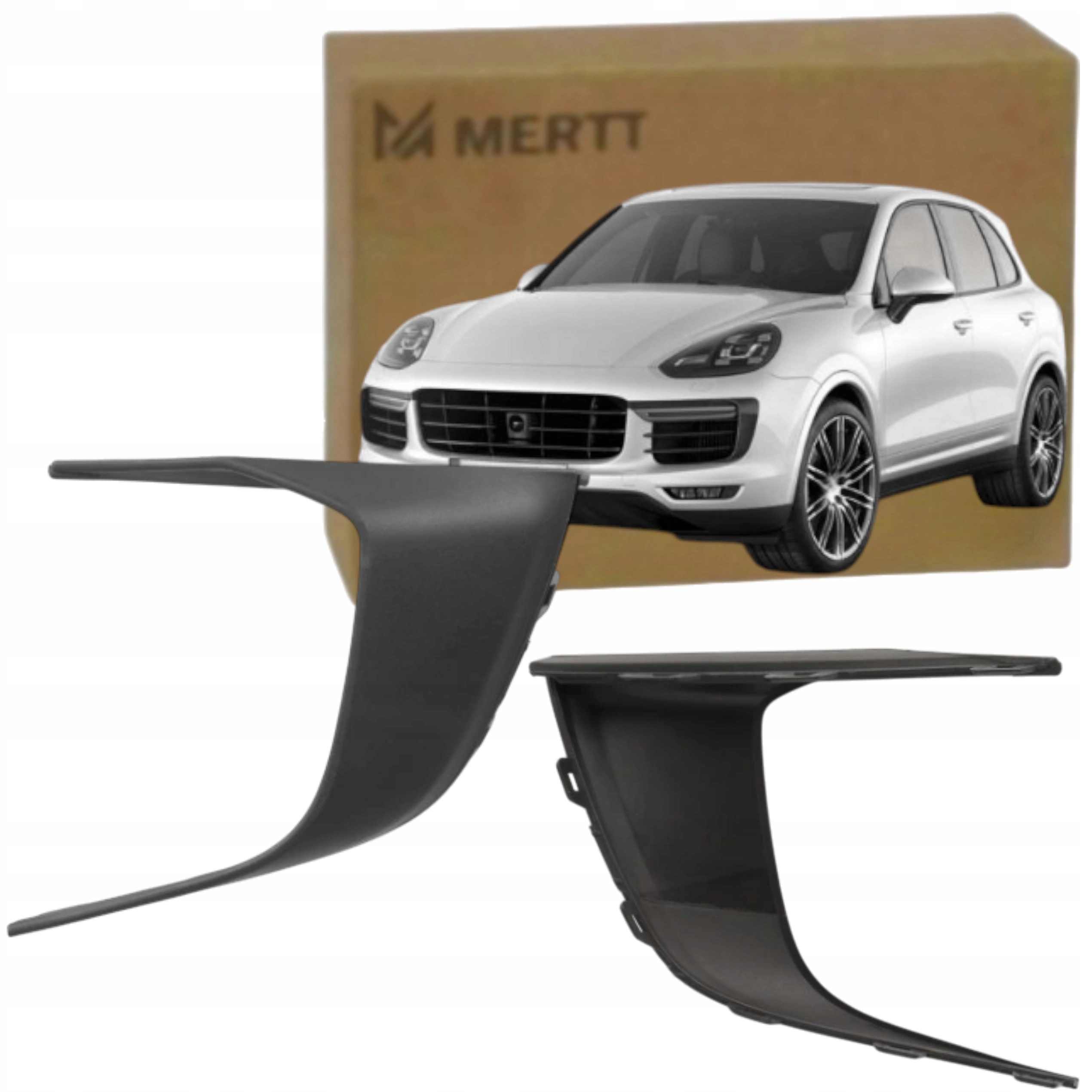 Porsche Cayenne 958 Fl 2015-2017 Lišta Mřížky Nárazníku Dekor Atrapa Levá