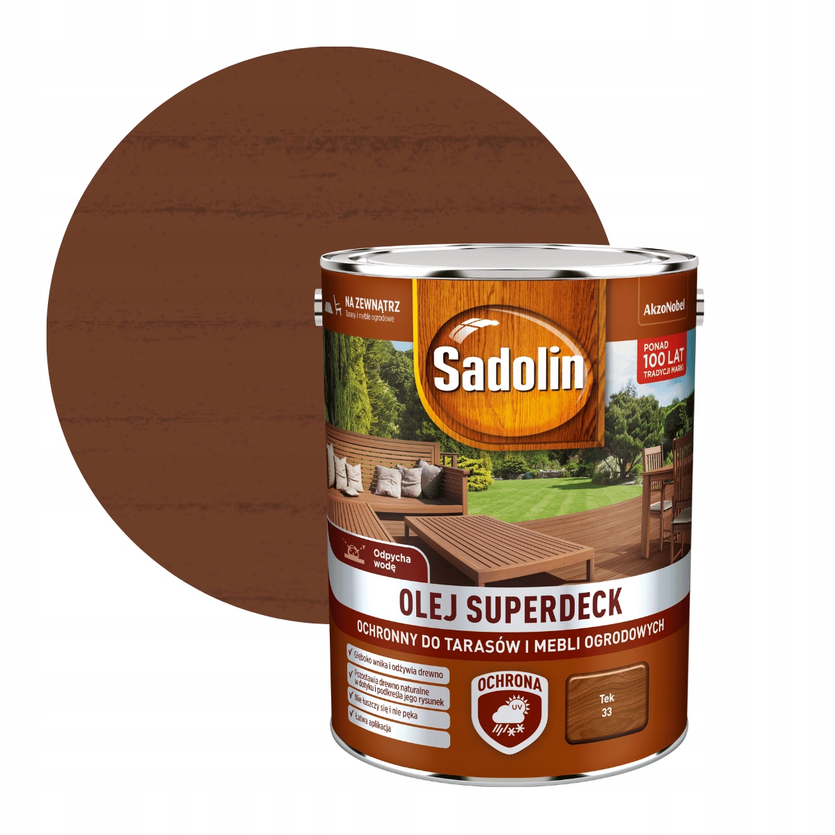 Sadolin Superdeck Olej Na Terasy 5 l Tek