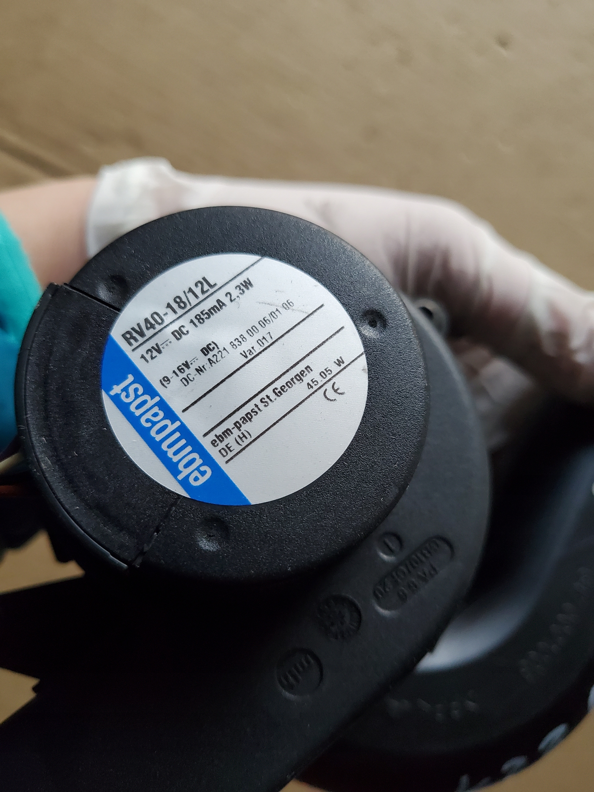 Lüfter DMUCHAWA des Kombiinstruments MERCEDES S W221 OE