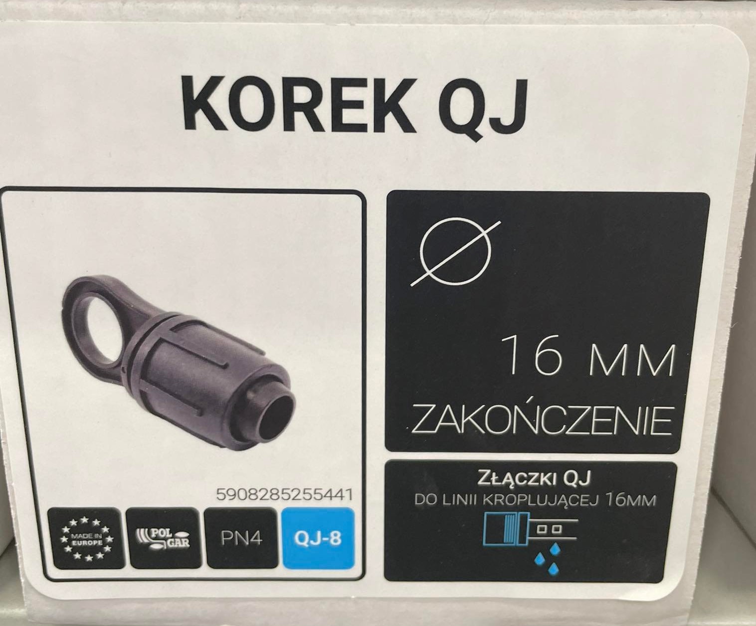 

Korek Pe 16 QJ-8 Do Linii Kroplującej 1szt.