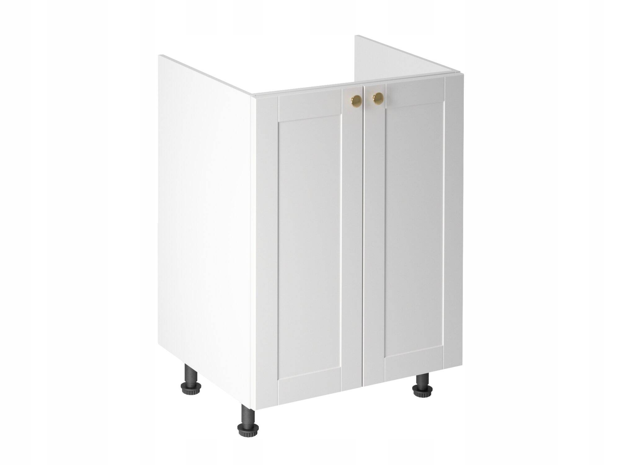Kuchyňská skříňka Dolní 2-dveřová Linea White D60Z Bílá matná
