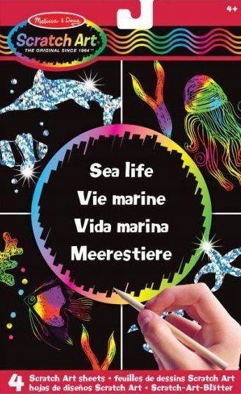 Zdrapywana z Rysikiem Dzieci Melissa and Doug 4+ Bohater brak