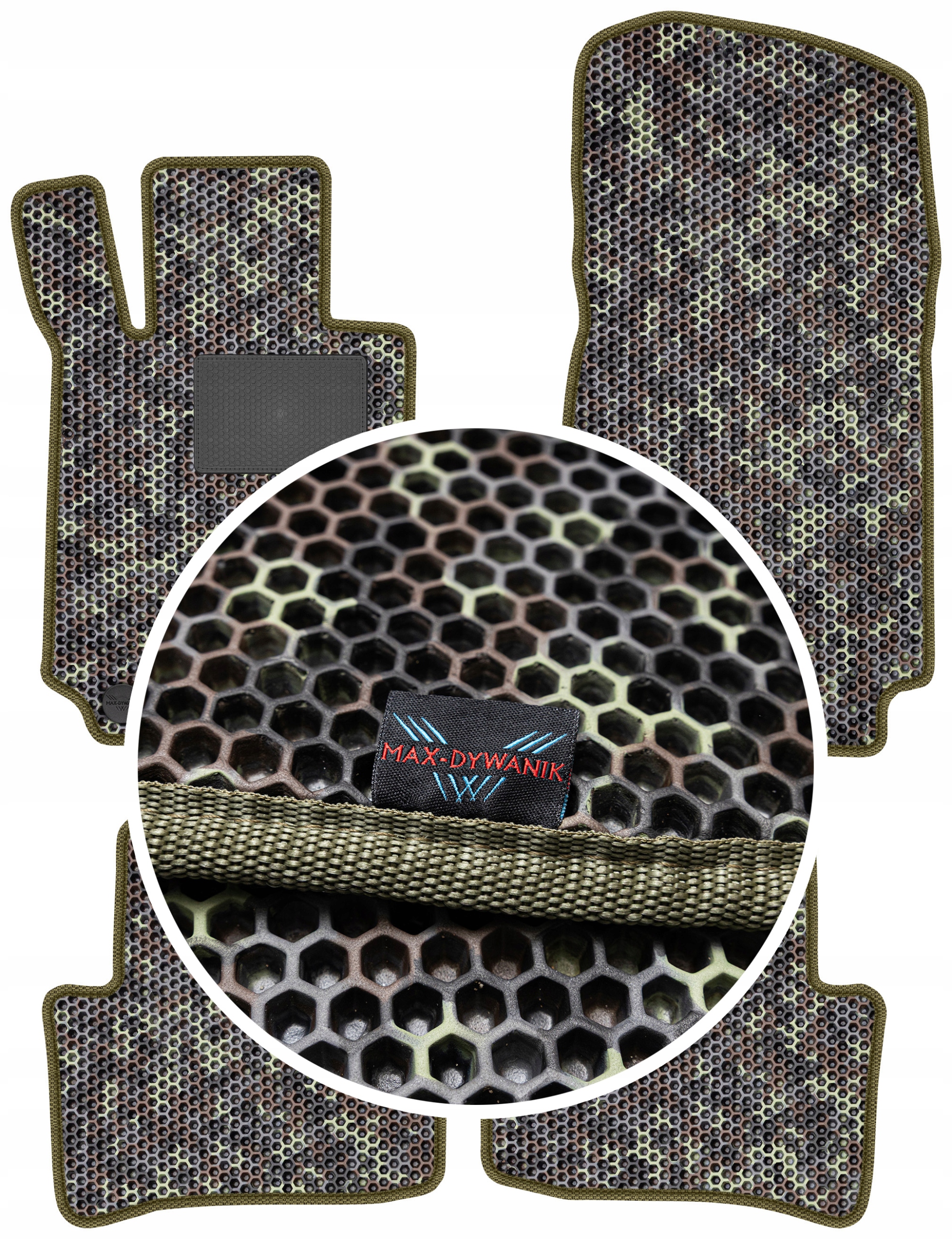 Mercedes C-Klasa W204 07-14 Gumové rohože Eva Moro