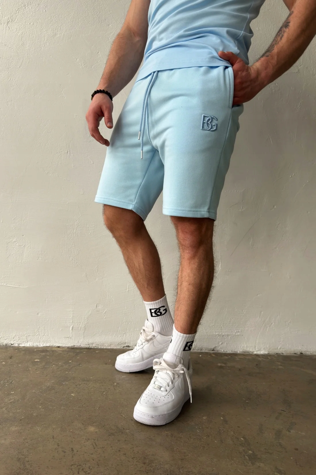 Pánské šortky Bg Shazam světle modrá XXL