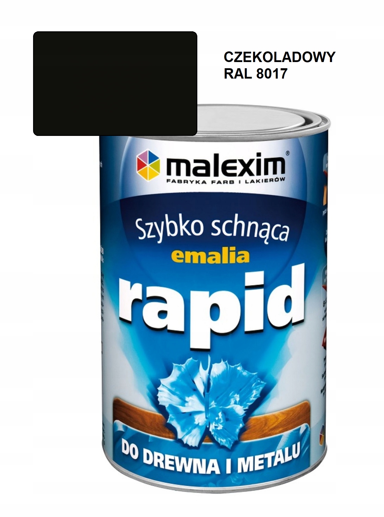 Rychleschnoucí smalt Rapid 10L čokoládový 8017