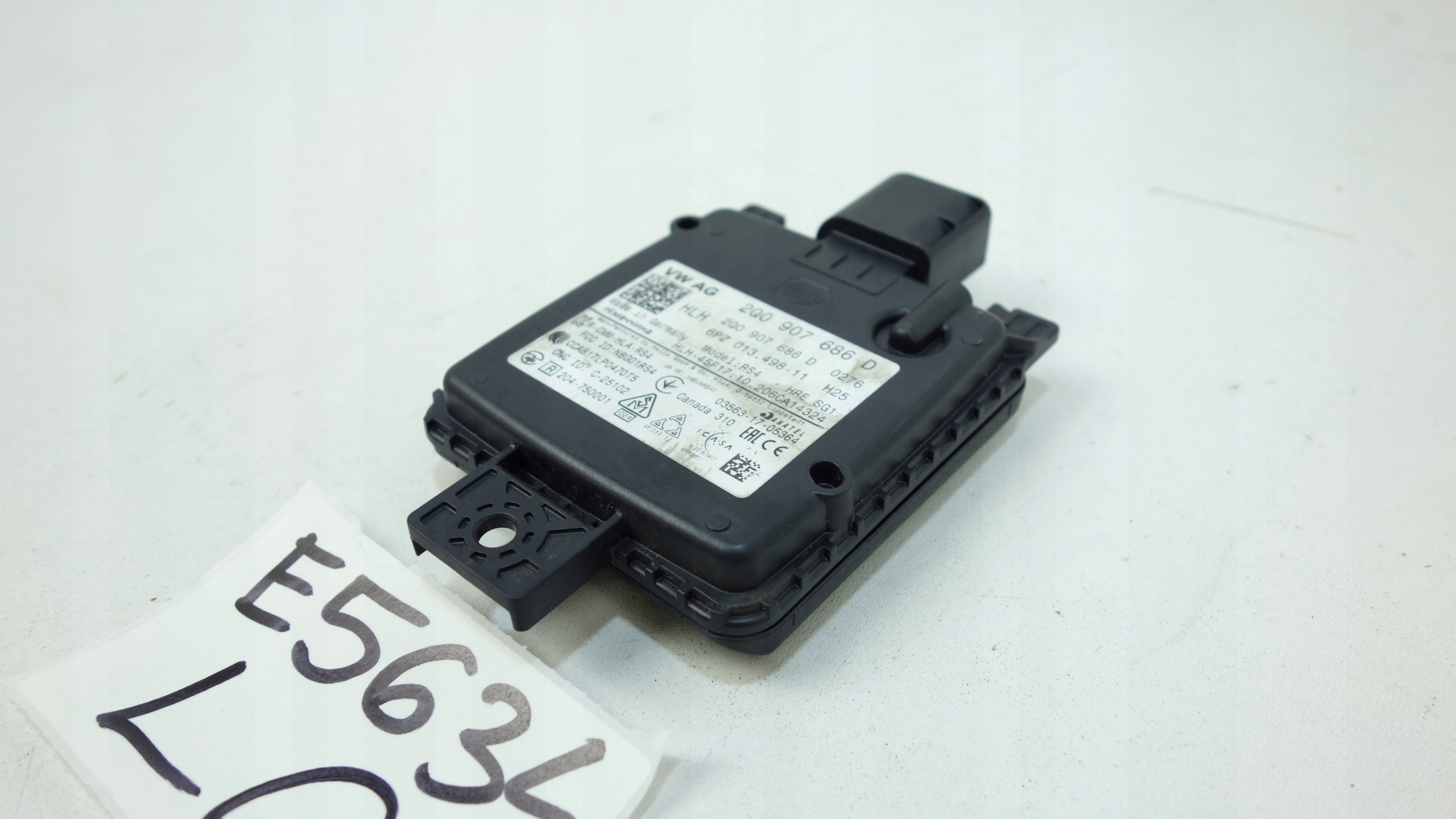 RADAR DISTRONIC SENSOR ACC VW PASSAT B8 14- 2Q0907686D