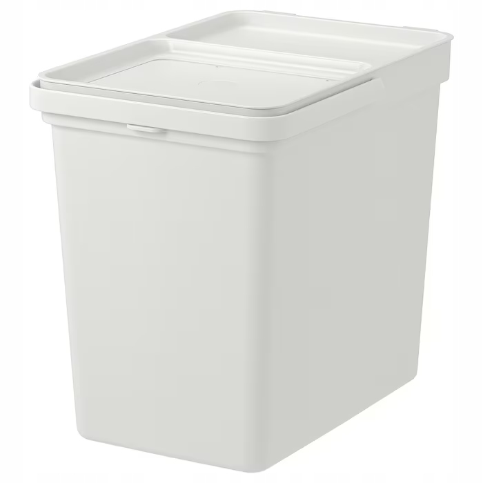 

Ikea kosz na odpady Hallbar z pokrywą 22l