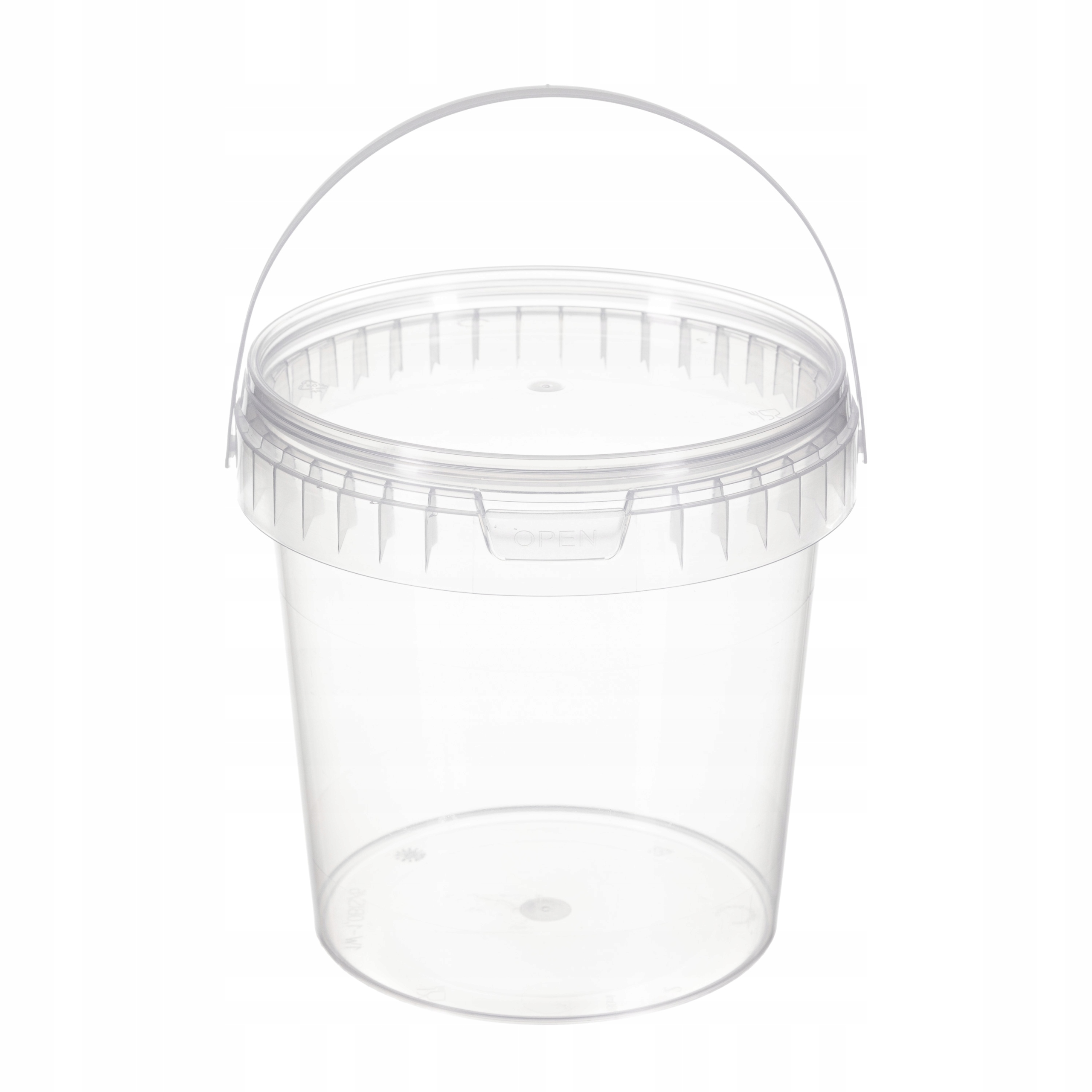 

Wiadro Wiaderko Plastikowe 1L Kompl. 100 Szt Atest