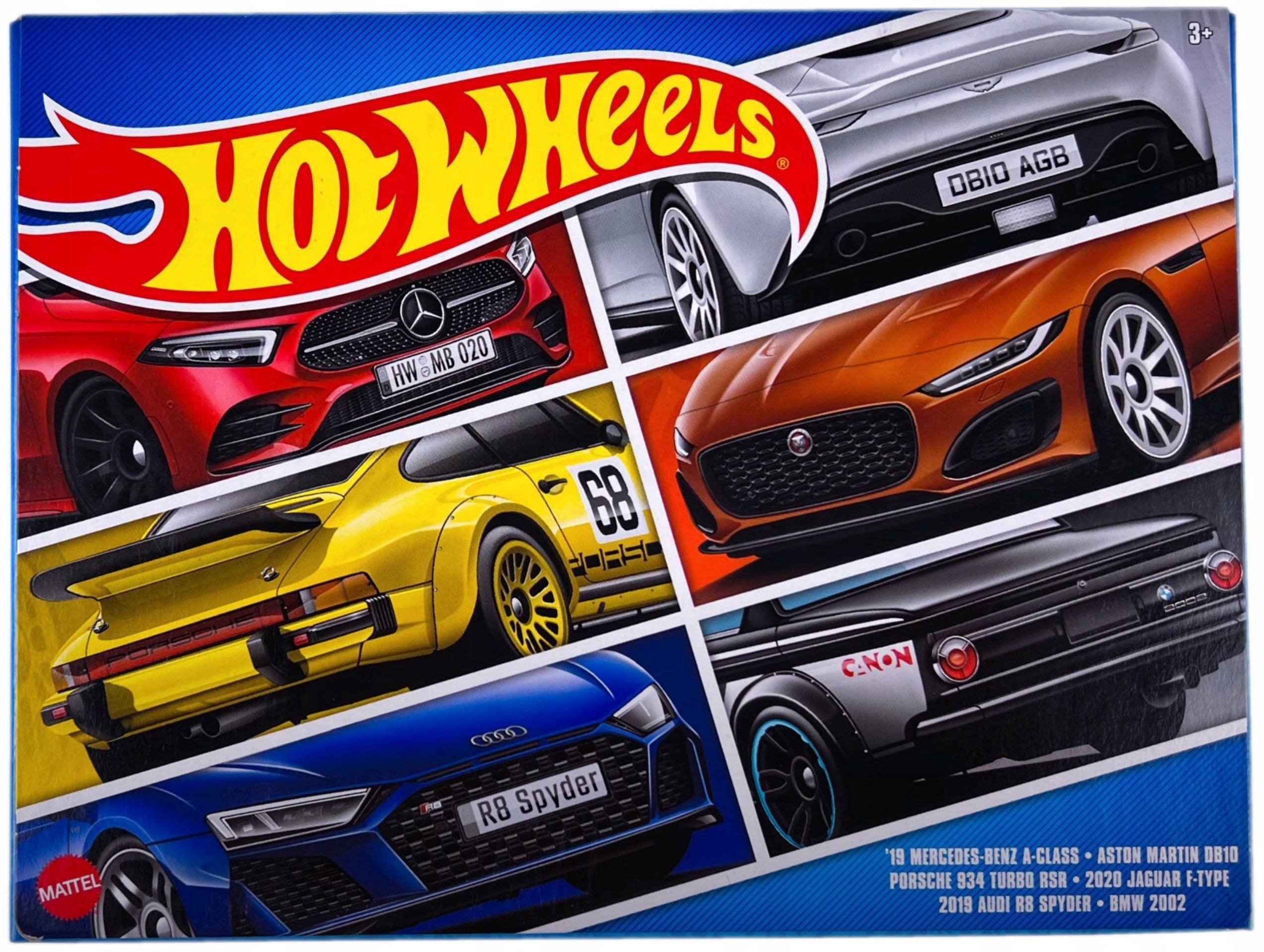

Hot Wheels Auta Europejske 2023 6szt. zestaw HLK51
