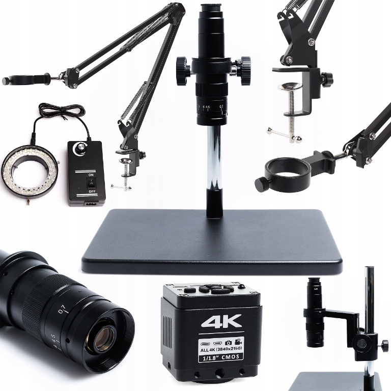 Digitální mikroskop Techrebal 10A Kamera 4K Rameno