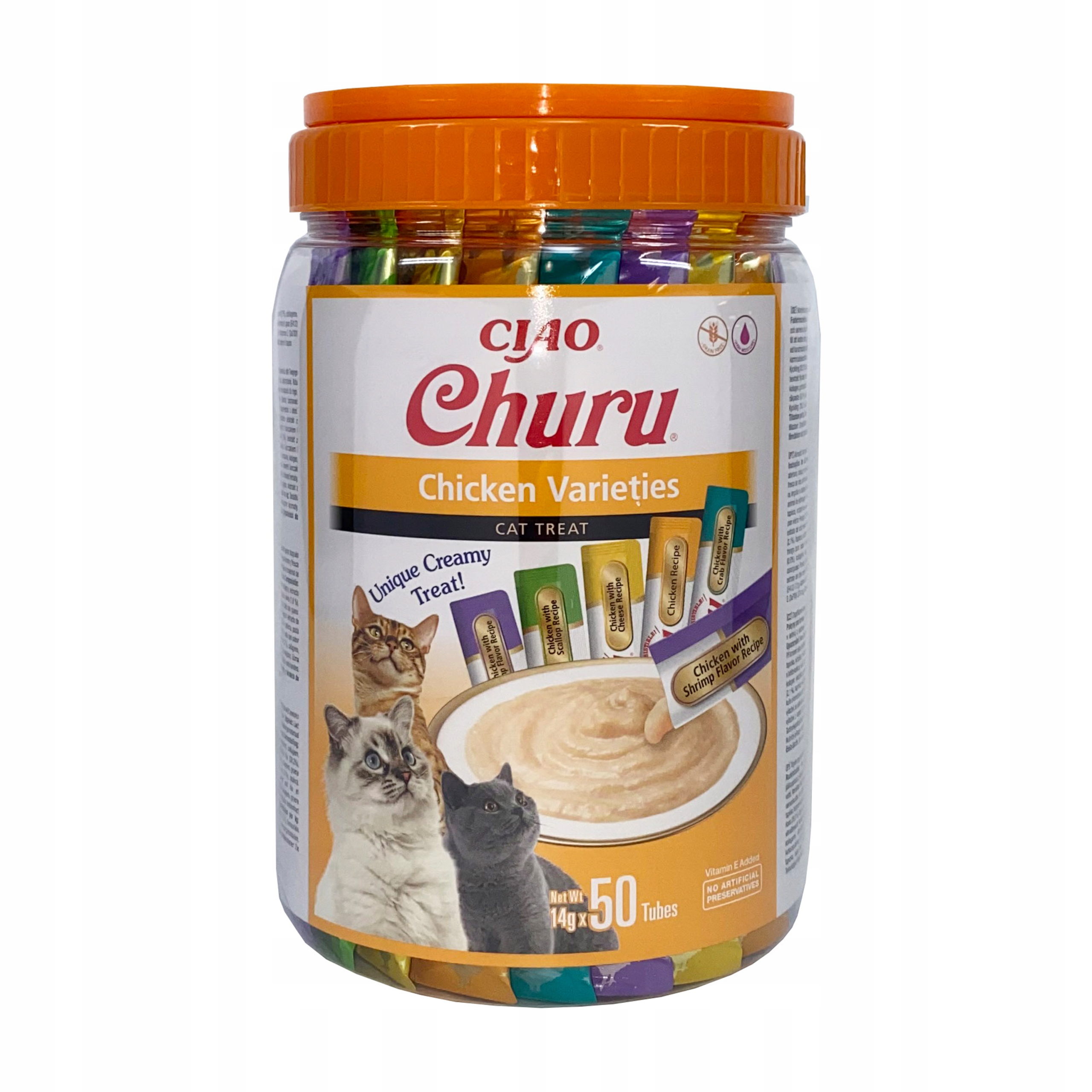 Inaba Cat Churu Varieties Chicken 50x14g (700g) Słoik