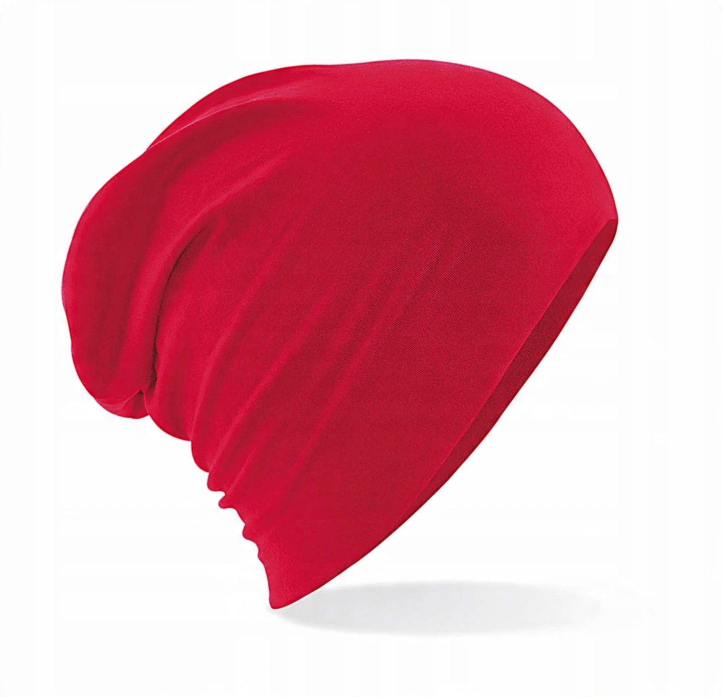 

Czapka Oversize Beanie Smerf Dwuwarstowa Czerwona