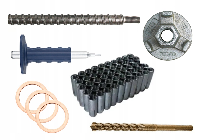 Zestaw do mocowania wiertnicy, do kotwienia wiertnicy do betonu Premium