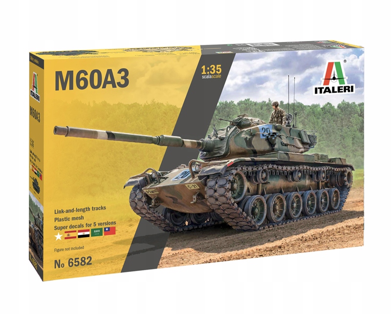 Italeri 6546, střední bitevní tank M60 A3, 1:35