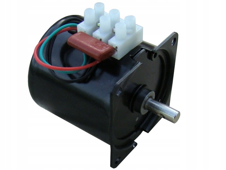 SILNIK 230V ELEKTRYCZNY 14W 3,3rpm WOLNOOBROTOWY