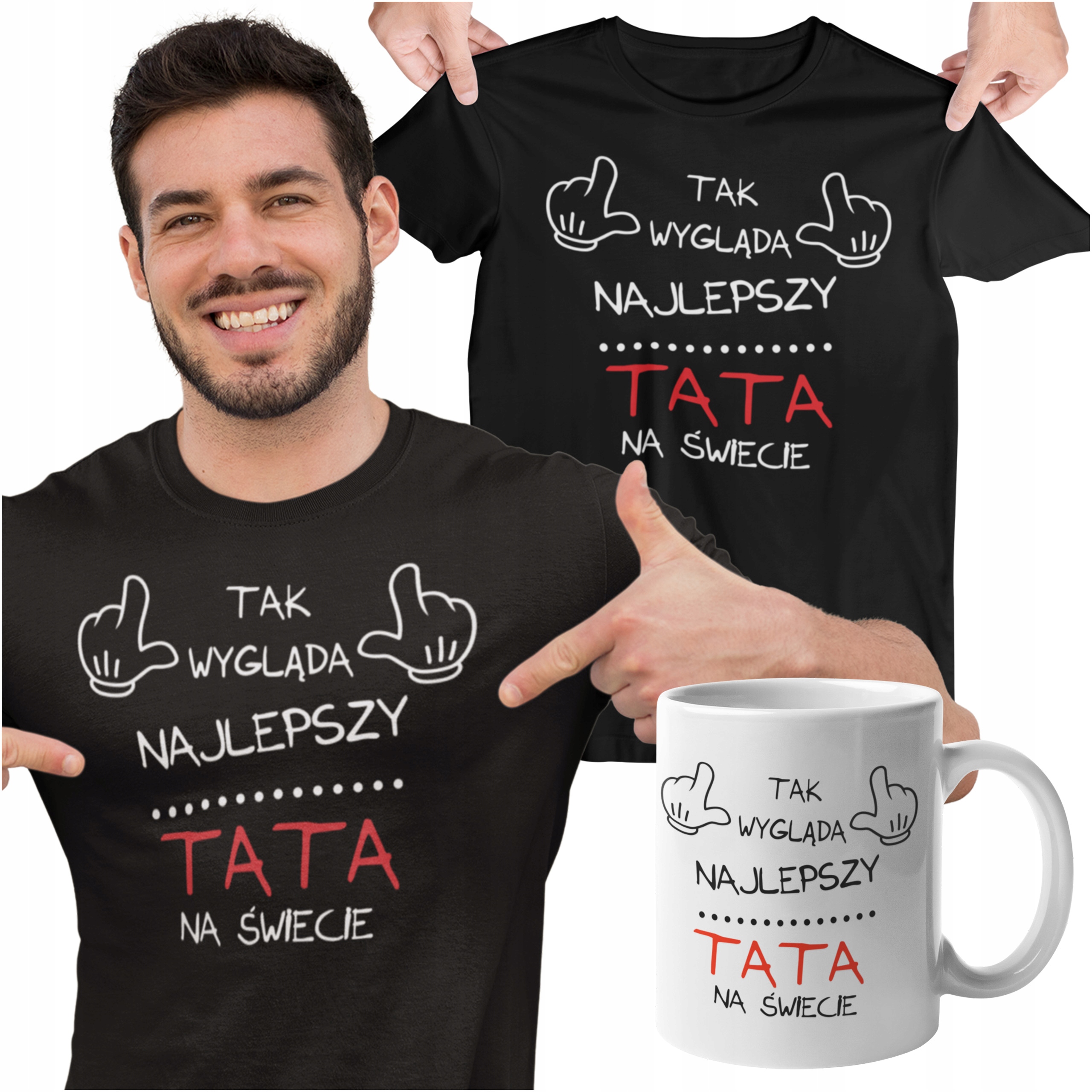 

Koszulka Dla Taty Tak Wygląda Prezent Z Kubkiem