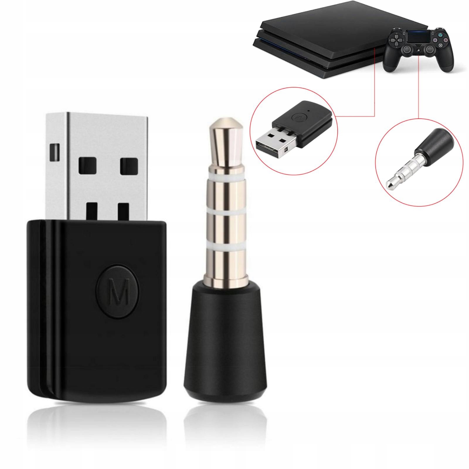 WYSOKA JAKOŚĆ 2.0 USB DŹWIĘK BLUETOOTH 5.1 ADAPTER PS4