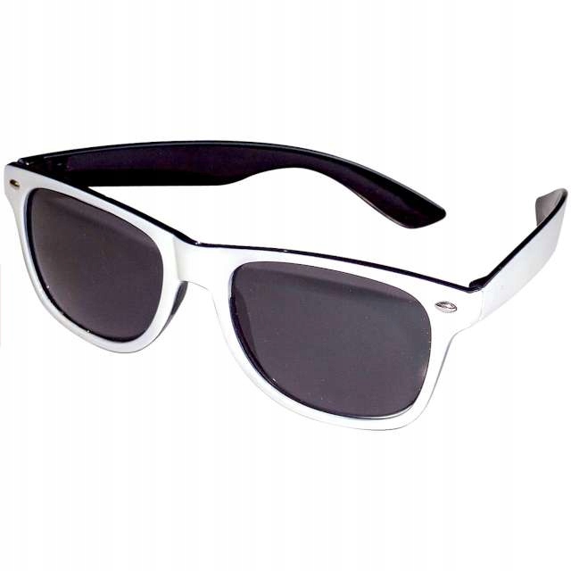 okulary NEONOWE białe blues brothers KARNAWAŁ