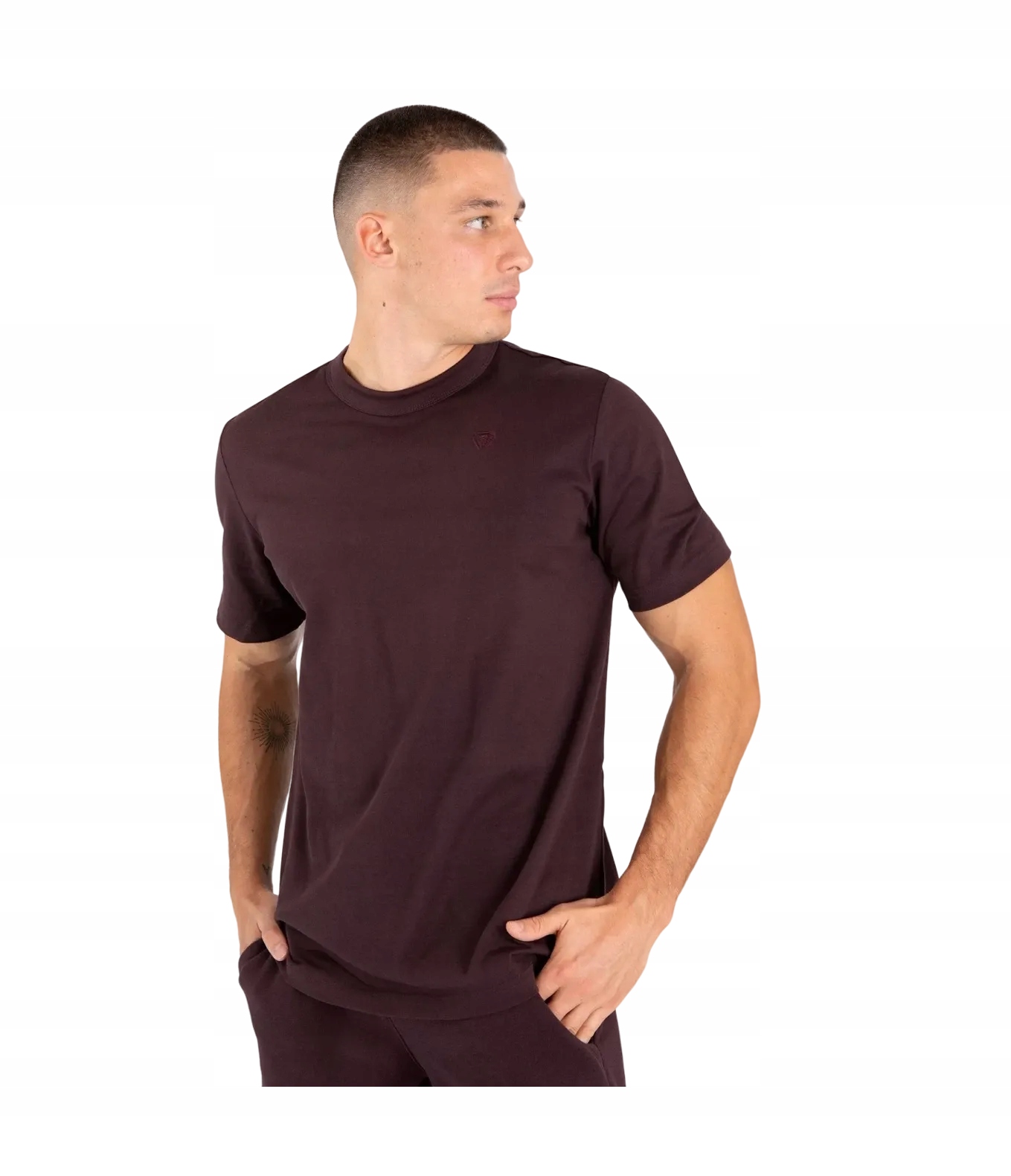 t-shirt koszulka venum silent power L Ciemny Brązowy