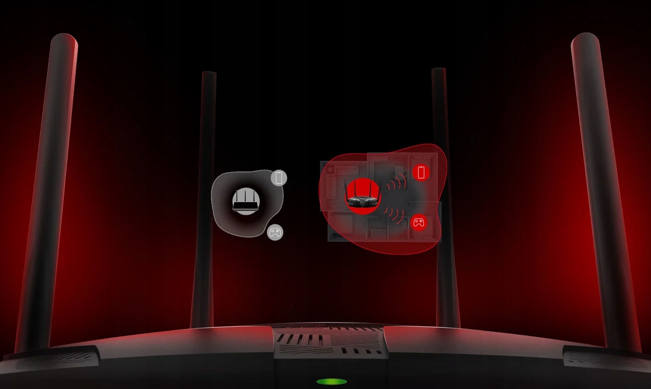 Mocny Ruter Router TP-Link AX1800 Wi-Fi 6 MODEM GW Tryb pracy Router