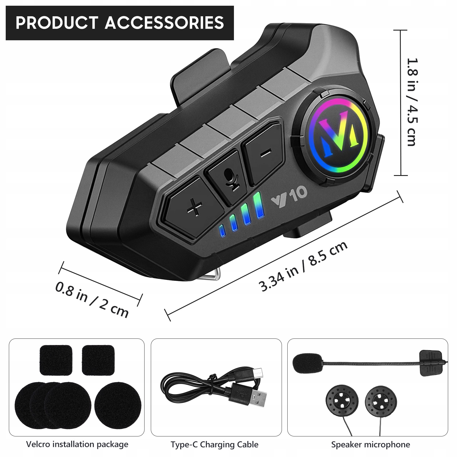 INTERKOM MOTOCYKLOWY UNIWERSALNY BT 5.3 HIFI Kod producenta 9416XUNXIDZSWYXGs