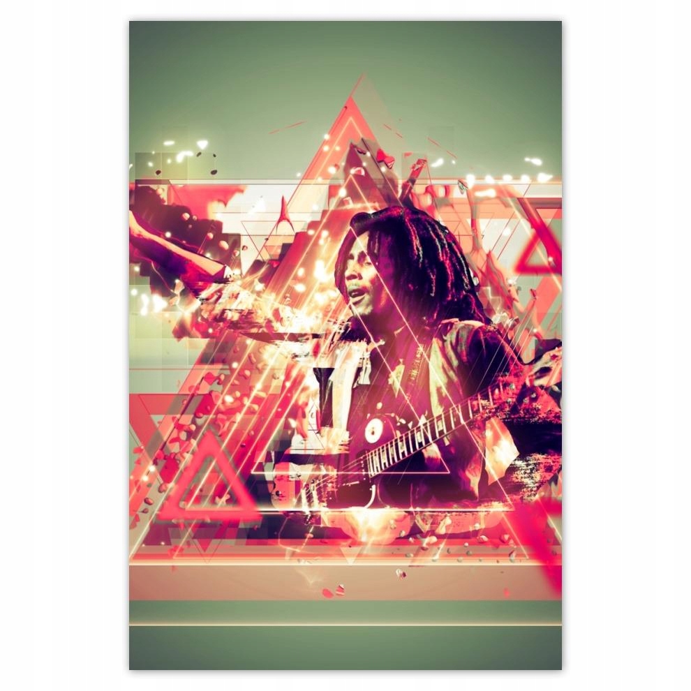 

Plakat 62x93 Bob Marley Gitara Reggae