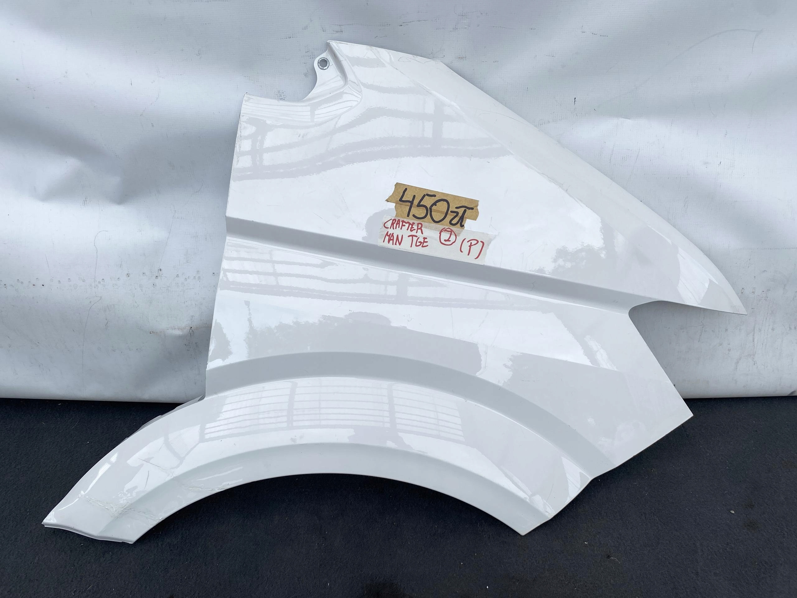 VW CRAFTER 2 MAN TGE 17- fender front front right BIALY 7C0821106B