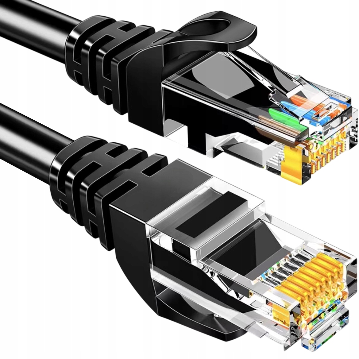 Patchcord LTC U/UTP 6 RJ45 / RJ45 5 m czarny