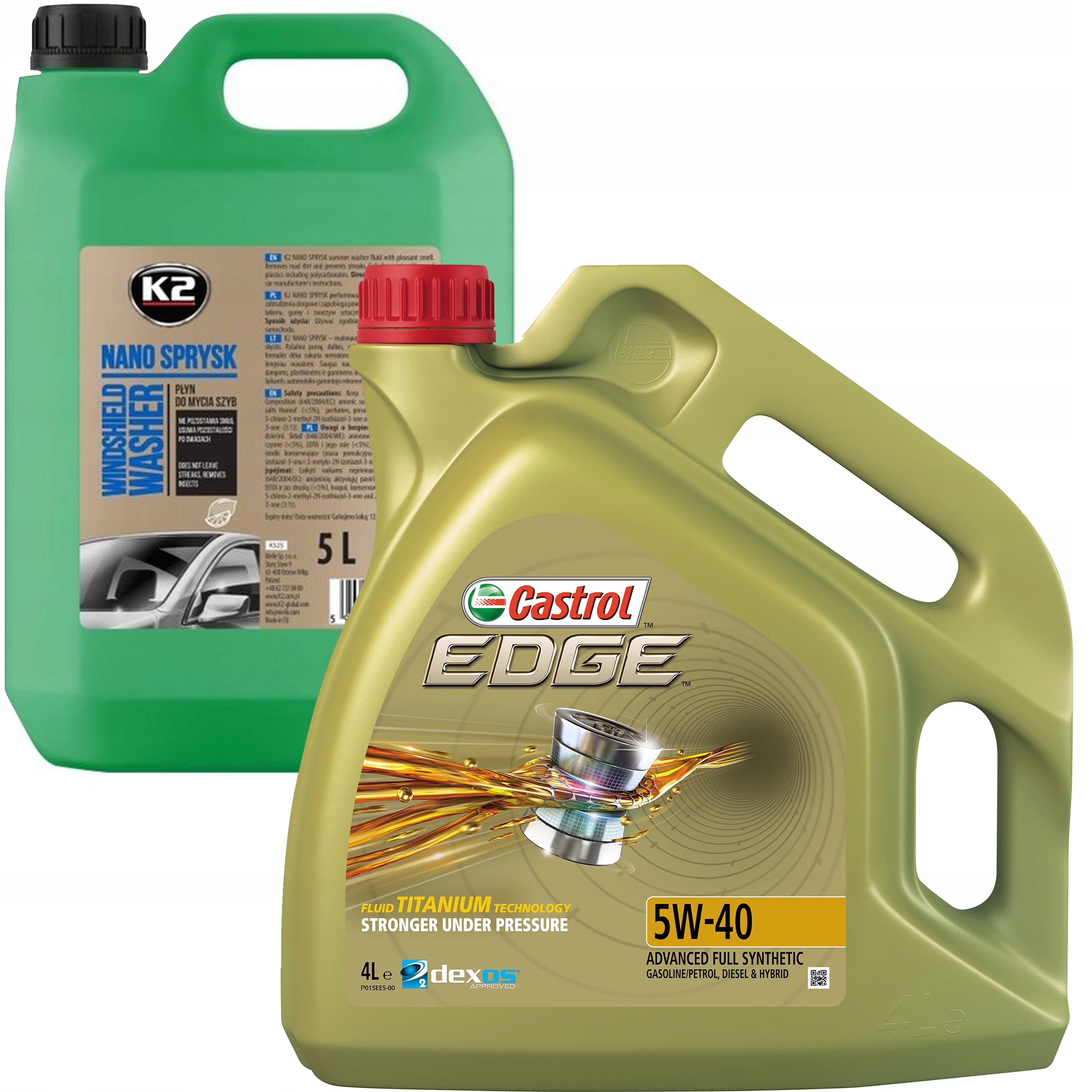 

Olej Castrol Edge 5W-40 4L K2 Nano Sprysk 5l